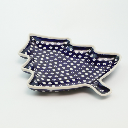 ポーランド陶器　ツリープレート