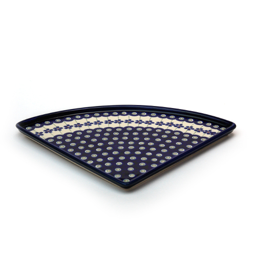 ポーランド陶器　ピザプレート1/4