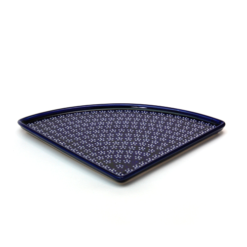 ポーランド陶器　ピザプレート1/4