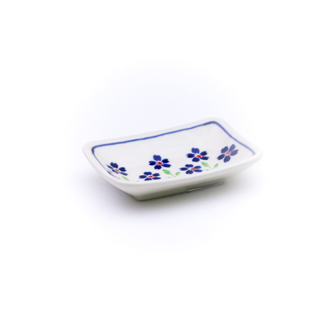 角小皿−ポーリッシュポタリー(ポーランド食器)