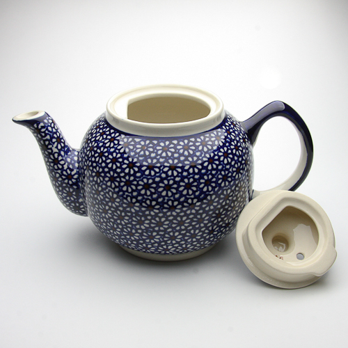 ティーポット（大）ポーリッシュポタリー(ポーランド食器)