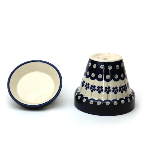 ポーランド陶器　植木鉢