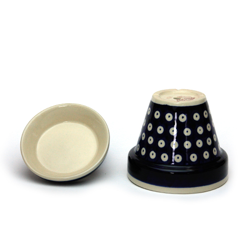 ポーランド陶器　植木鉢