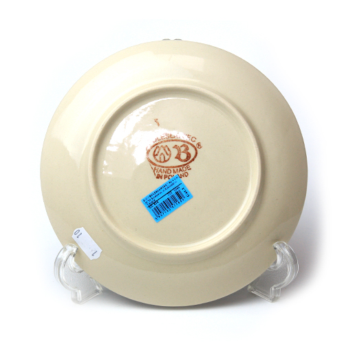ポーランド陶器　プレートφ19cm