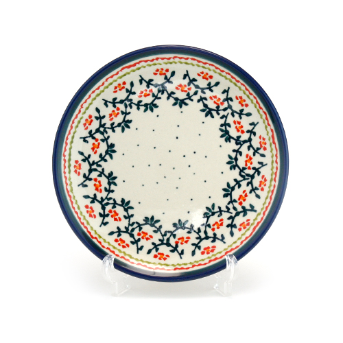 ポーランド陶器　平皿φ16cm