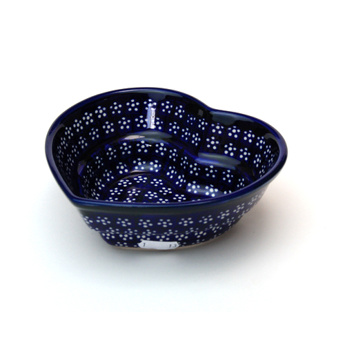 ポーランド陶器　ハートボウル