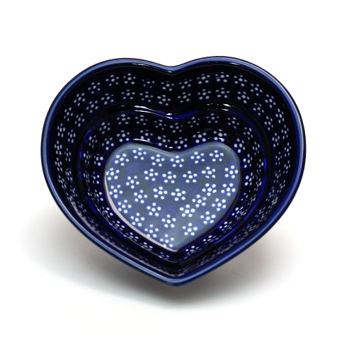 ポーランド陶器　ハートボウル