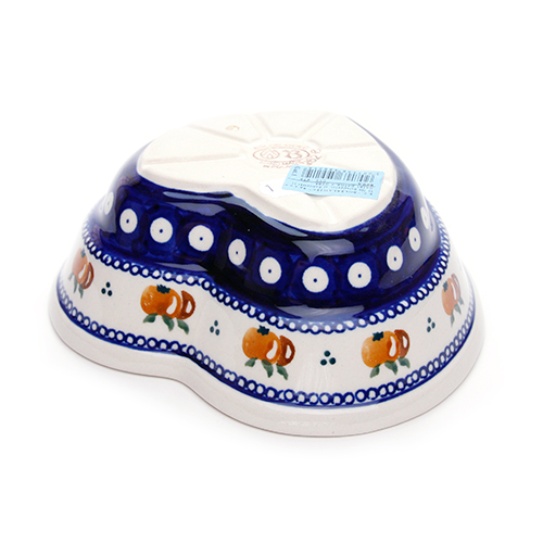 ポーランド陶器　ハートボウルφ16cm