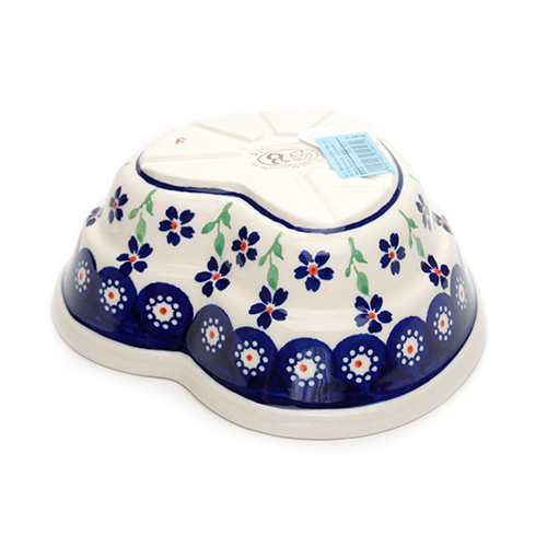 ポーランド陶器　ハートボウルφ16cm