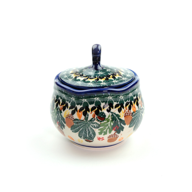 ポーリッシュポタリー  ポーランド食器 シュガーポット・ポーリッシュポタリー(ポーランド食器)