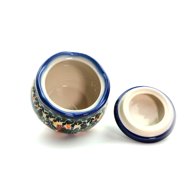 シュガーポット・ポーリッシュポタリー(ポーランド食器)