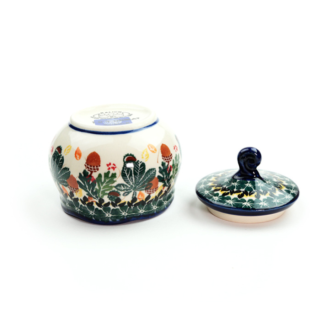 シュガーポット・ポーリッシュポタリー(ポーランド食器)