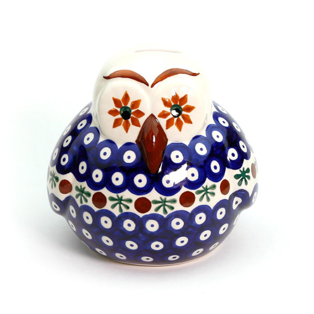 ふくろうの貯金箱(M0944-013)