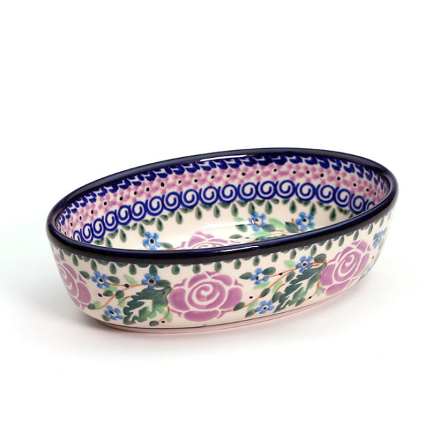 オーブン皿・オーバル（ミニ）ポーリッシュポタリー(ポーランド食器)