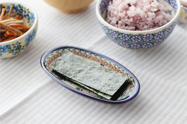 オーバルディッシュ・ミニ・ポーリッシュポタリー(ポーランド食器)