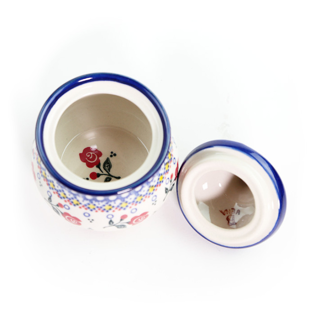 ポーランド食器 シュガーポット&クリーマー シュガーポット(VENA)ポーリッシュポタリー(ポーランド食器)
