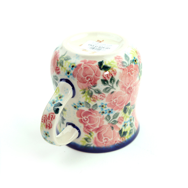 ポーランド食器 マグカップ 大 雪だるま VENA社 ポーリッシュポタリー Polish Pottery｜マグカップとプレート【VENA社製】【ポー