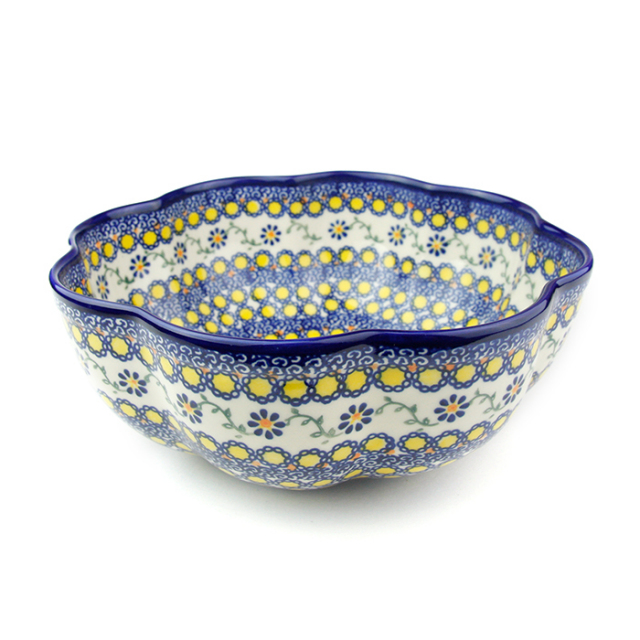 ポーランド陶器　ウェイビーボウル