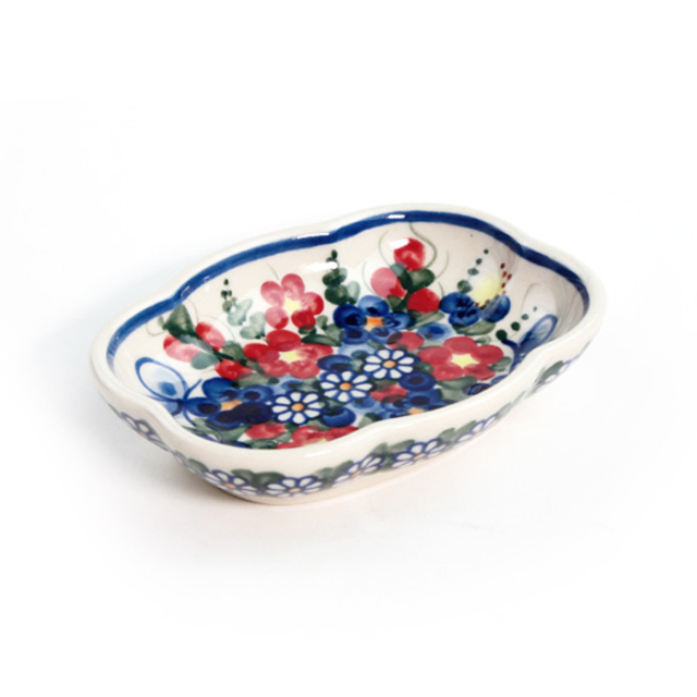 ハートボックス(VENA)ポーリッシュポタリー(ポーランド食器)