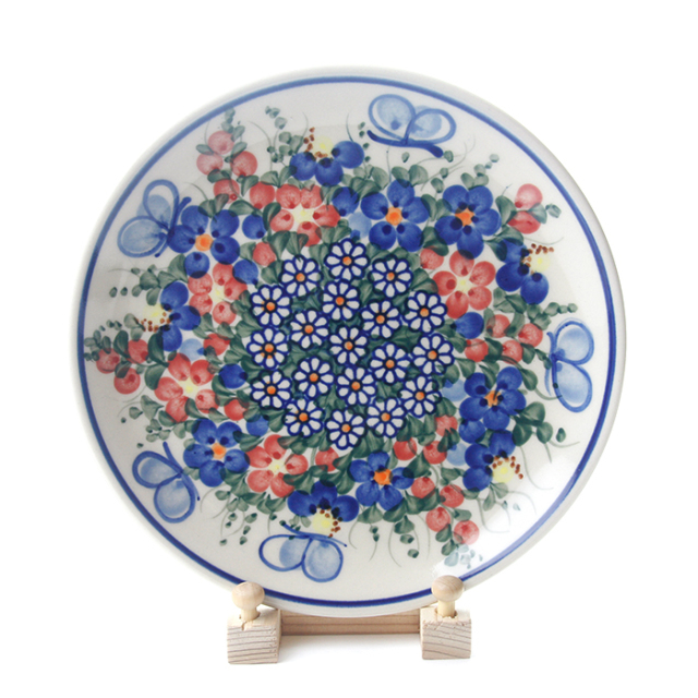 ポーランド陶器　皿φ19cm