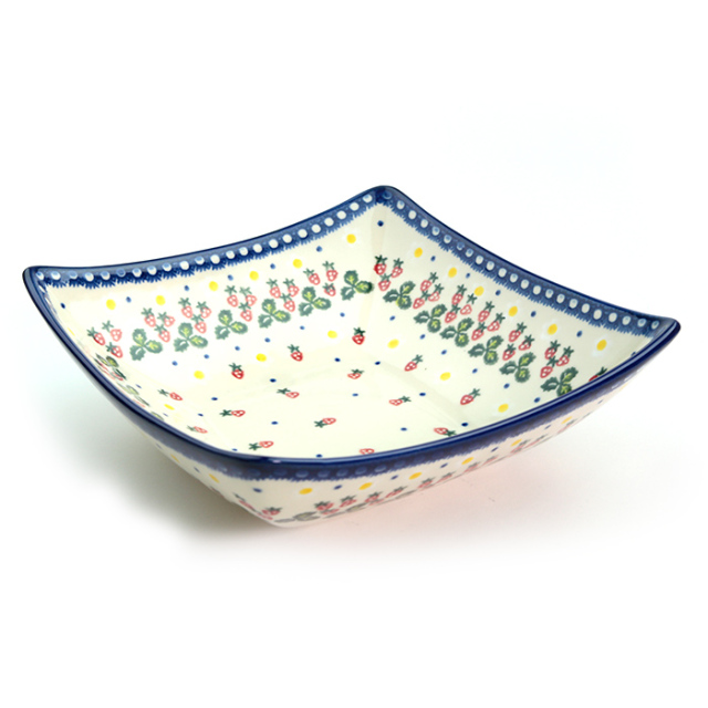 ポーランド食器 ミレナ社 ポーリッシュポタリー 20cm ボウル 皿 楽天市場】ボウルφ13cmフラット[V071-U113]【ポーリッシュ