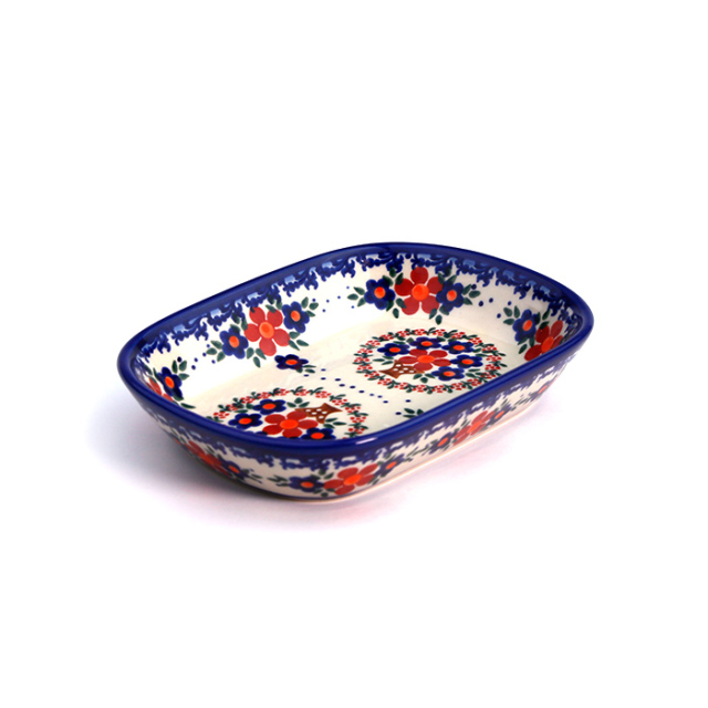 角皿−ポーリッシュポタリー(ポーランド食器)