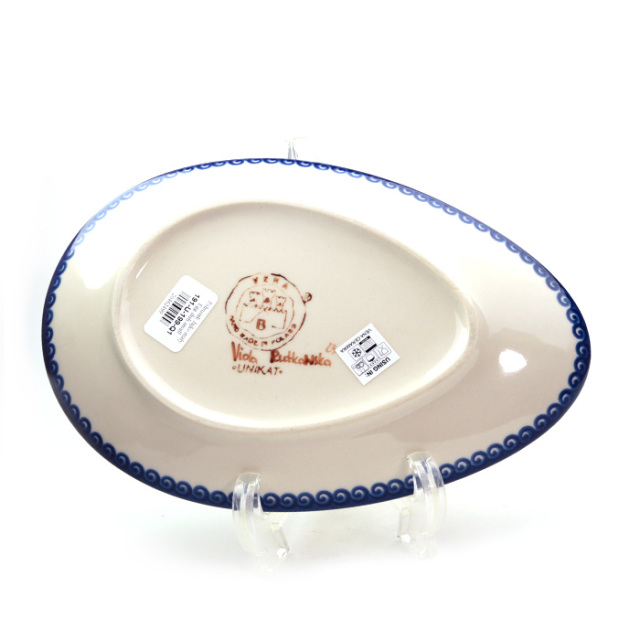 【新品未使用】ポーランド陶器GALIA　パターンU-D1　プレートとマグのセット 新品未使用】ポーランド陶器GALIA パターンU-D1 プレートとマグのセット