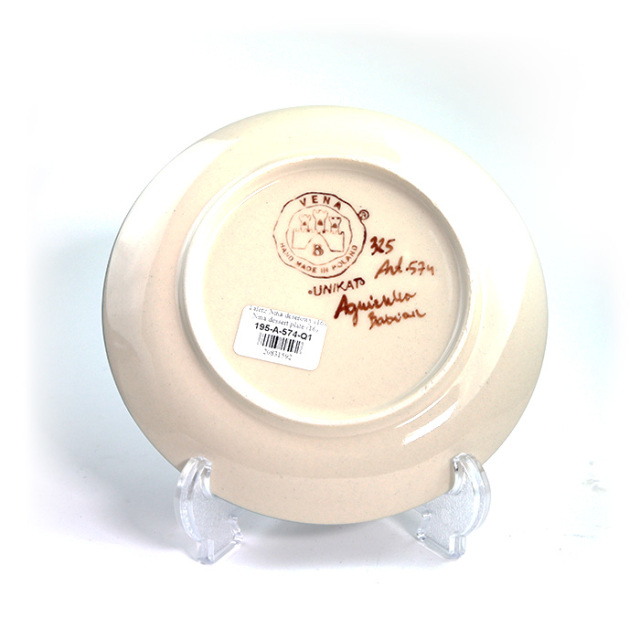 平皿φ17cm・ポーリッシュポタリー(ポーランド食器)