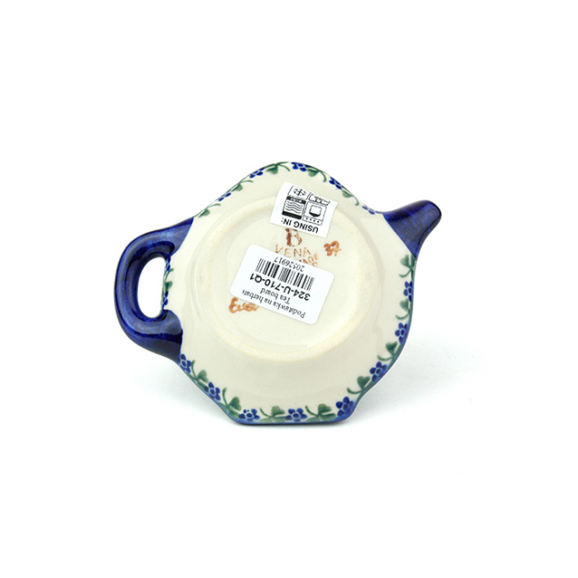 ポーランド陶器　ティーバッグトレイ