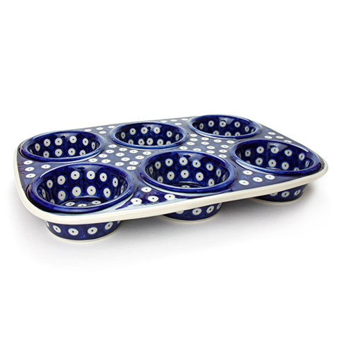 ポーランド陶器　マフィン型