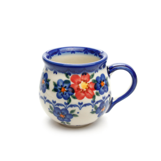 ポーランド陶器　ポーリッシュマグ・小