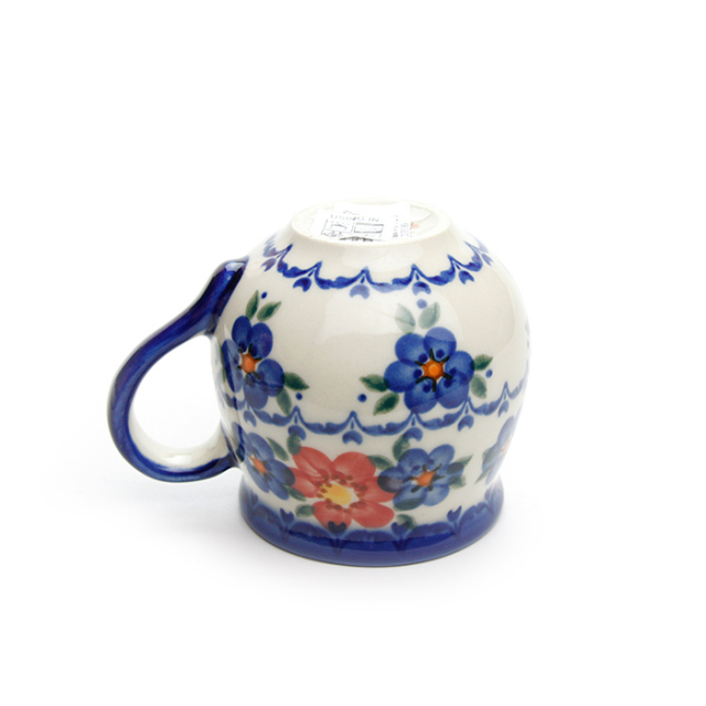 ポーランド陶器　ポーリッシュマグ・小