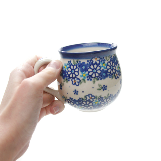 ポーランド陶器 ポーリッシュマグ・小