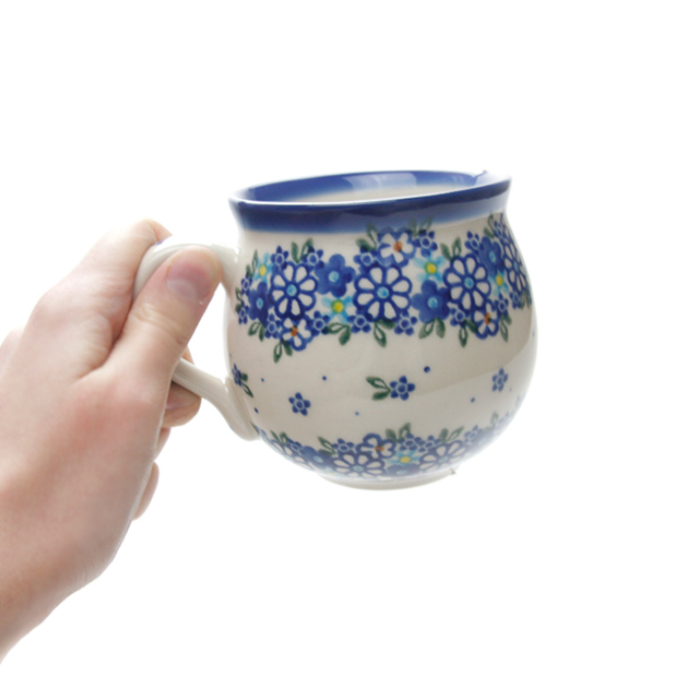 ポーランド陶器 ポーリッシュマグ・大