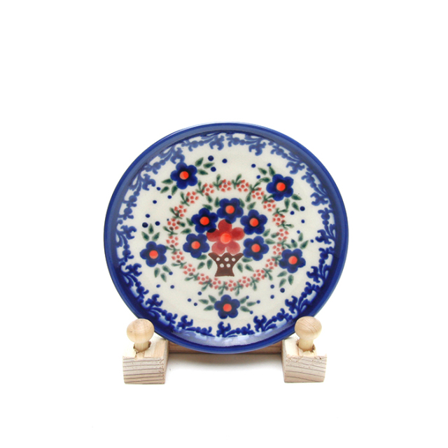 ポーランド陶器　皿φ11cm