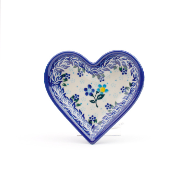 ハートプレート・小(V392-B253)