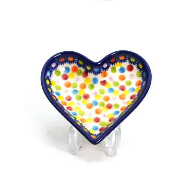 ハートプレート・小(V392-C133)