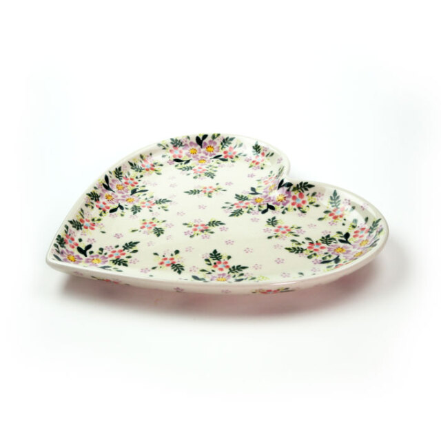 ハートプレート・大(ポーランド食器)