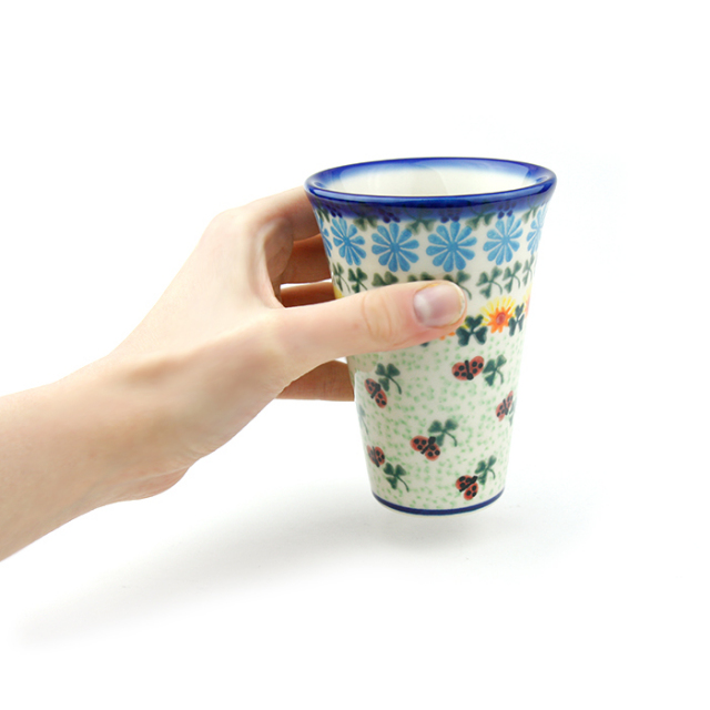 ポーランド陶器　トールマグ