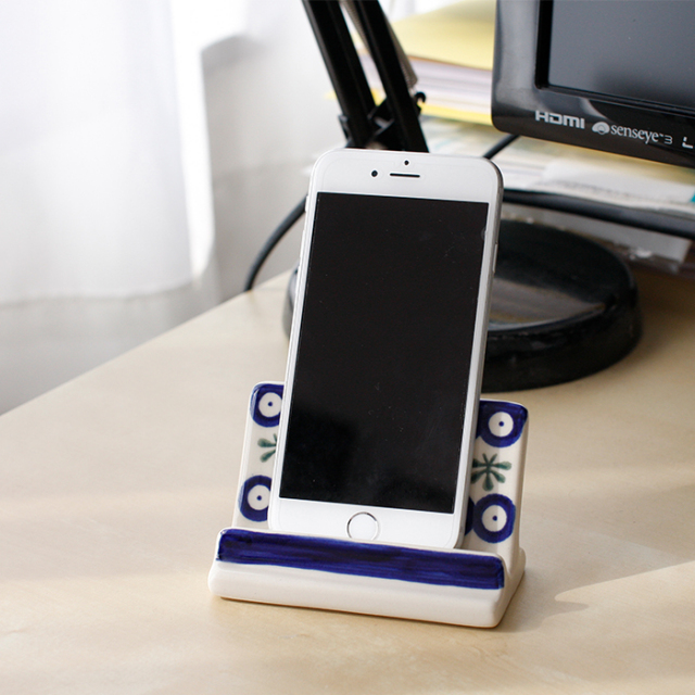 ポーランド陶器　カードホルダー