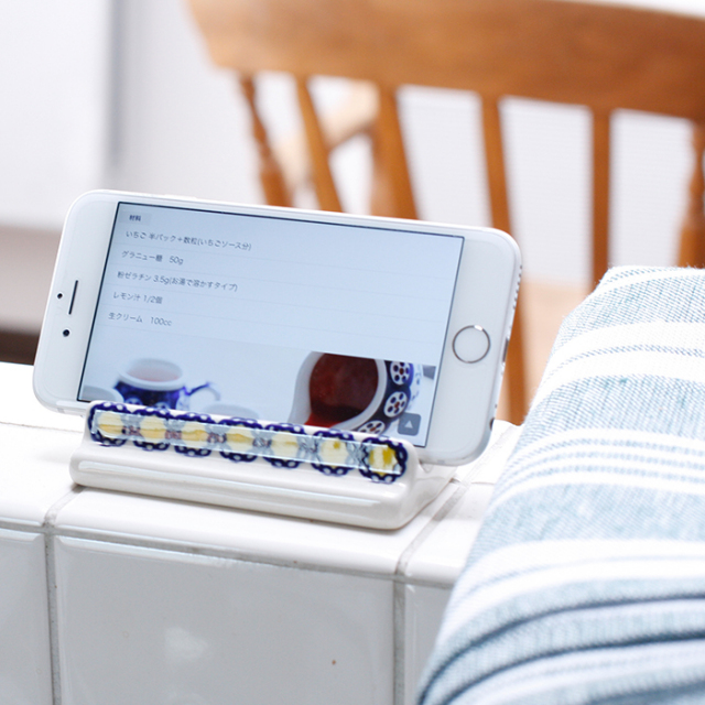 ポーランド陶器　カードホルダー