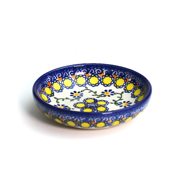 【新品】ケルセン　仕切り付きプレート ポーリッシュポタリー 小皿−ポーリッシュポタリー(ポーランド食器)
