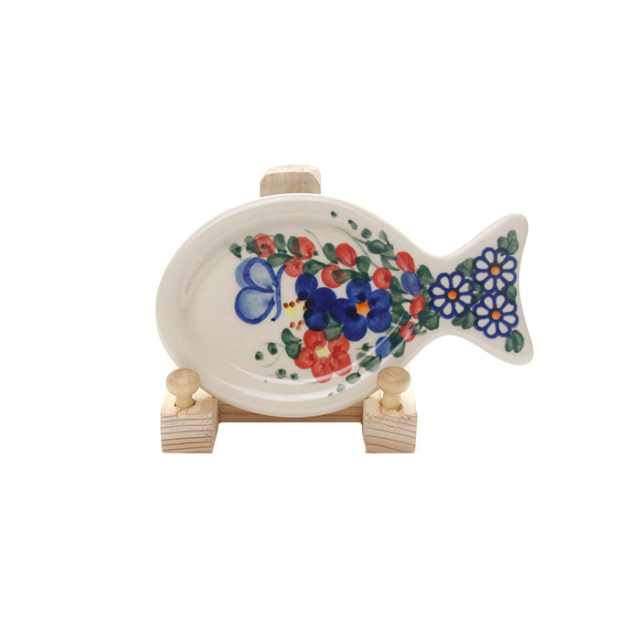 ポーランド陶器　小魚トレイ