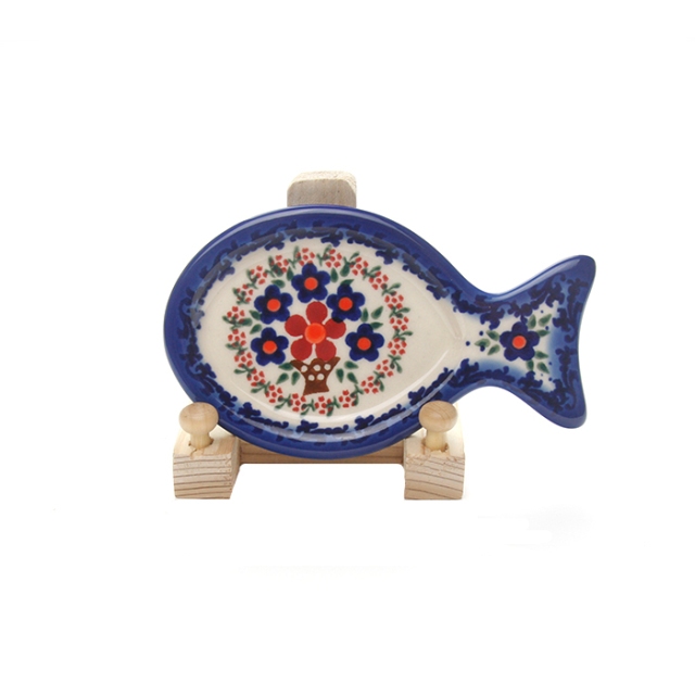 ポーランド陶器　小魚トレイ