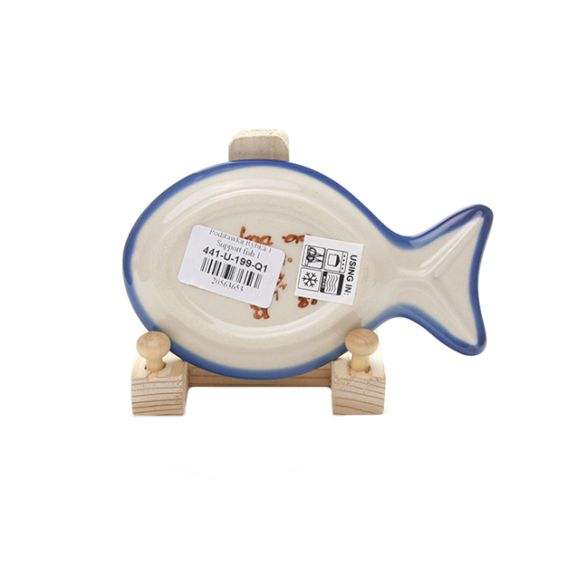 ポーランド陶器　小魚トレイ