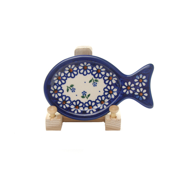 ポーランド陶器　小魚トレイ
