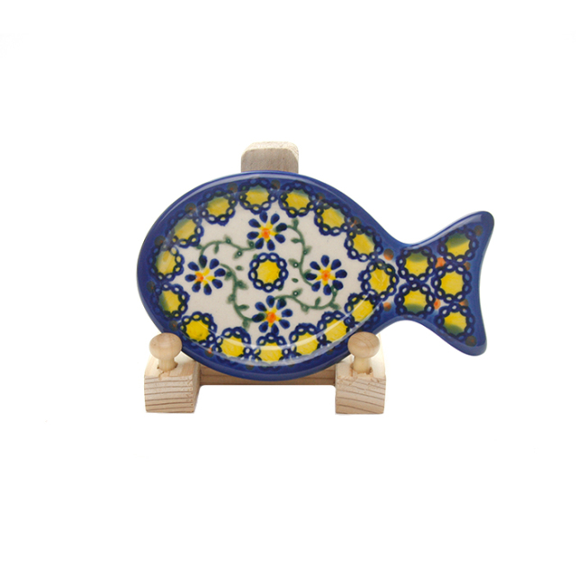 ポーランド陶器　小魚トレイ