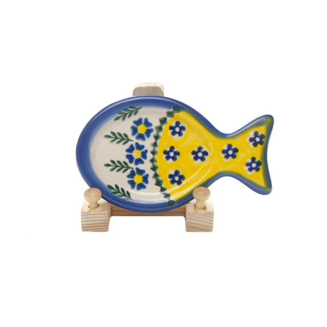 ポーランド陶器　小魚トレイ