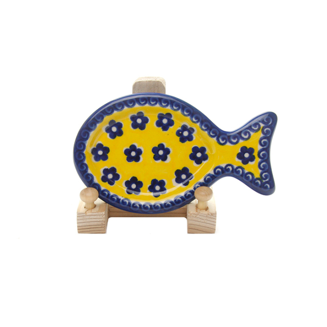 ポーランド陶器　小魚トレイ