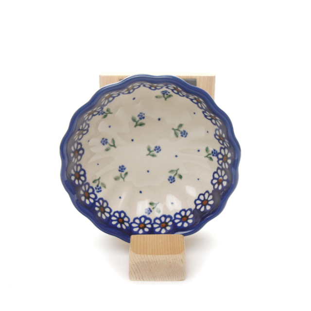 ポーランド陶器  	菊鉢φ12cm